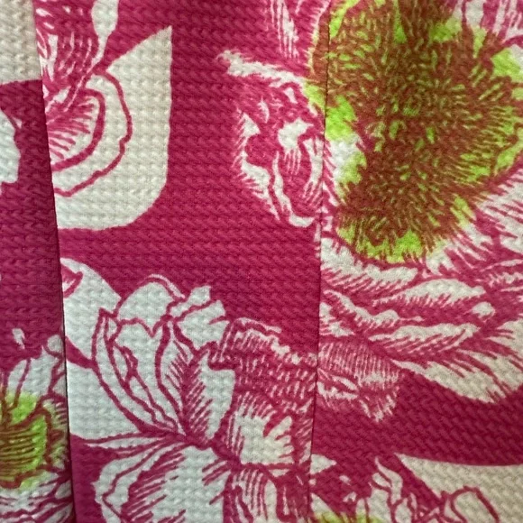 NWT Jessica Howard Pink& Green Floral Dress Size 10 - Picture 7 of 9